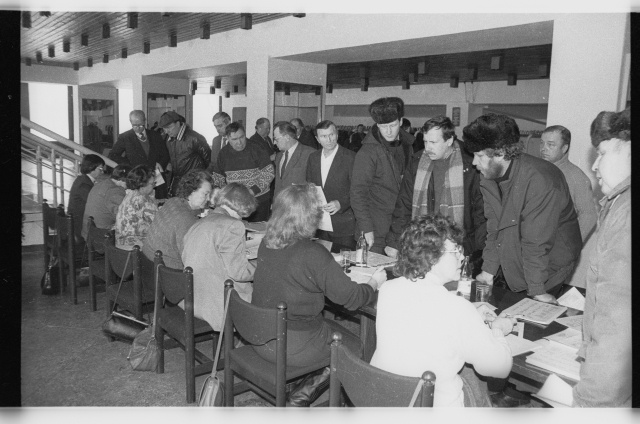 Hääletamine Jõhvi Kultuurikeskuses