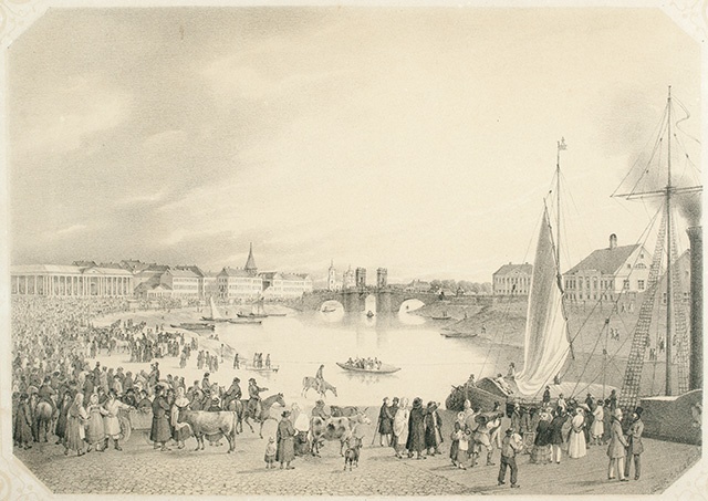 Slater; Friedrich, g. "The Bauer Market to Dorpat"