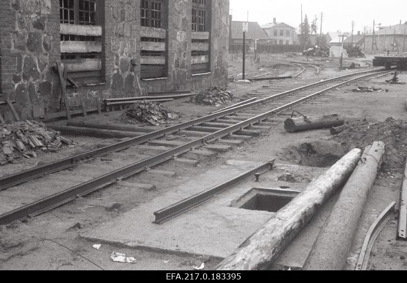 Purustused Viljandi raudteejaama juures.