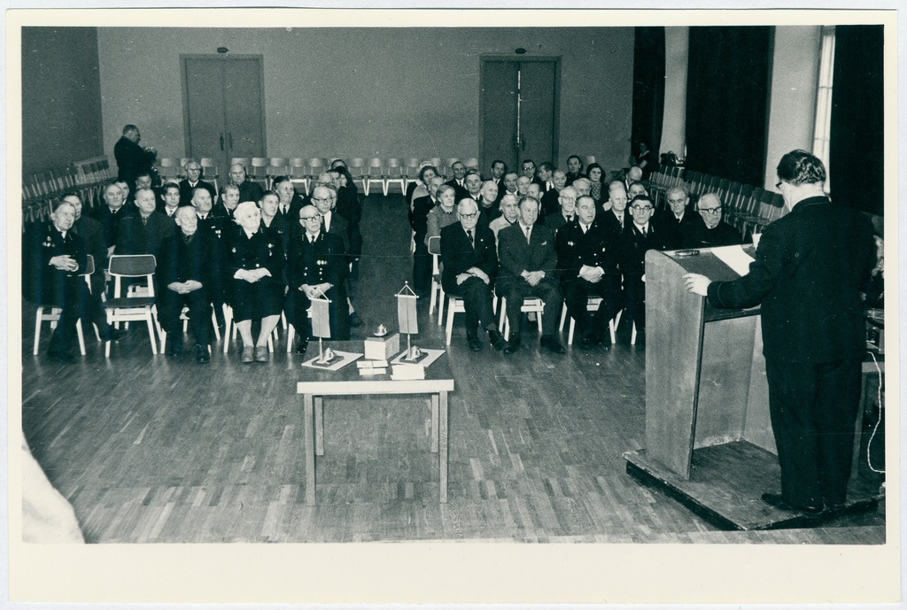 Tallinna TÜ veteranide-auliikmete I kokkutulekust osavõtjad