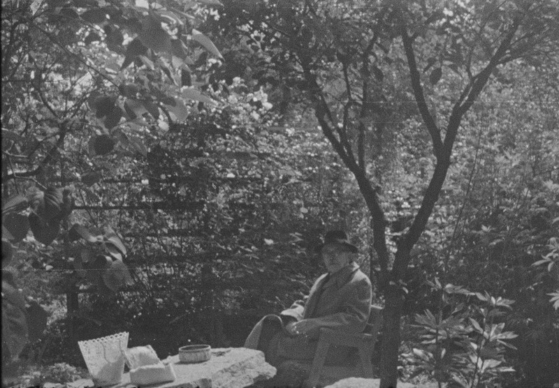 Friedebert Tuglas aias istumas
