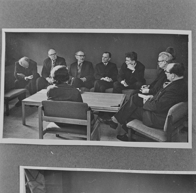Pressikonverents Kirjanike Majas 14. veebr. 1964. Juhan Liivi 100. a juubeli veetmise asjus  duplicate photo
