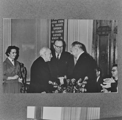 Hans Kruusi 70. a juubeliaktusel  duplicate photo