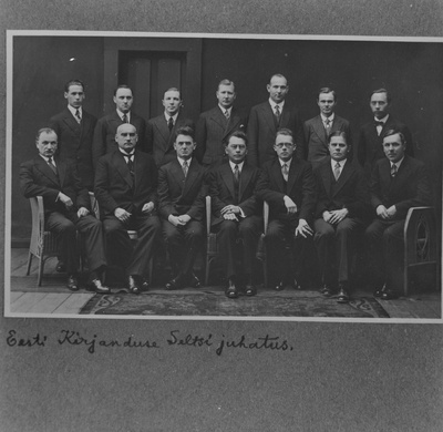 Eesti Kirjanduse Seltsi juhatus  duplicate photo