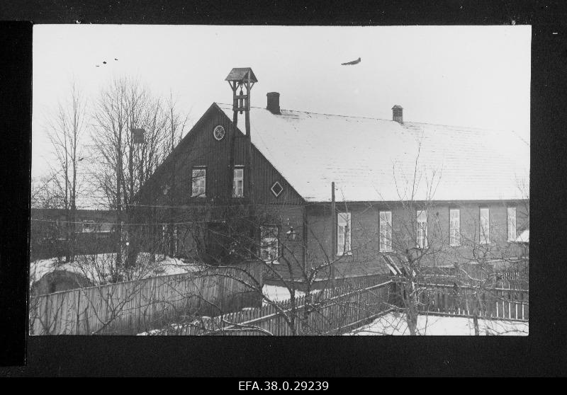 Abja-Paluoja Vabatahtliku Tuletõrje seltsimaja. Ehitatud 1910.a.