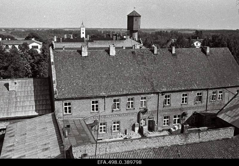Viljandi linn tuletõrjetornist.