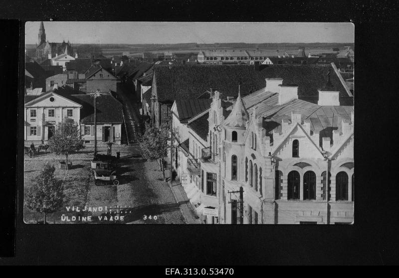 Vaade Viljandi turuplatsile.