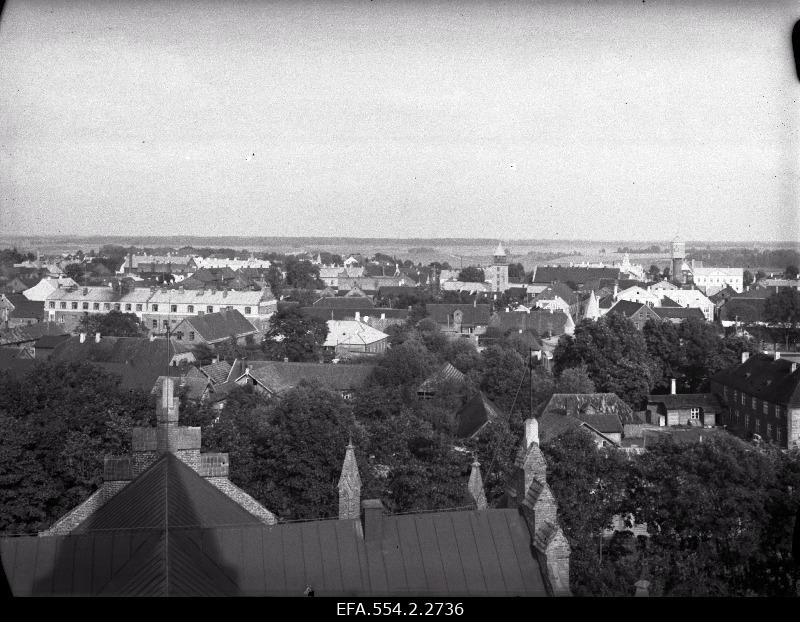 Vaade Viljandi linnale.