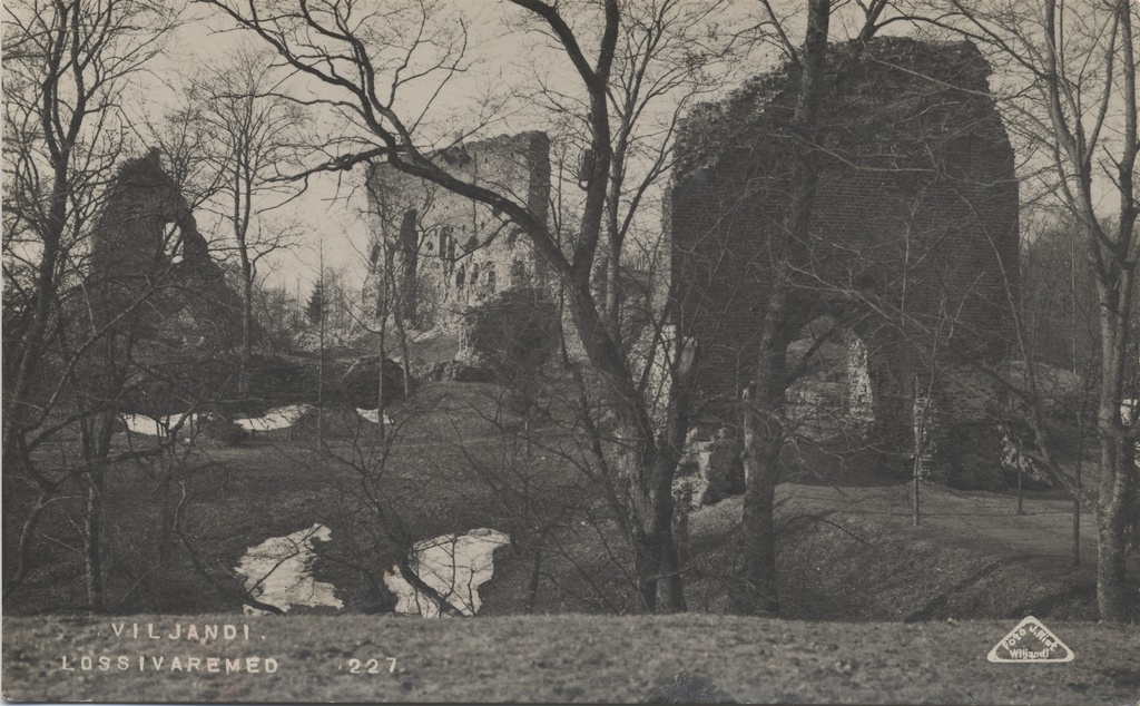 Viljandi castle roofs