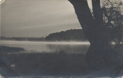 [lake Viljandi in the dark morning]  duplicate photo