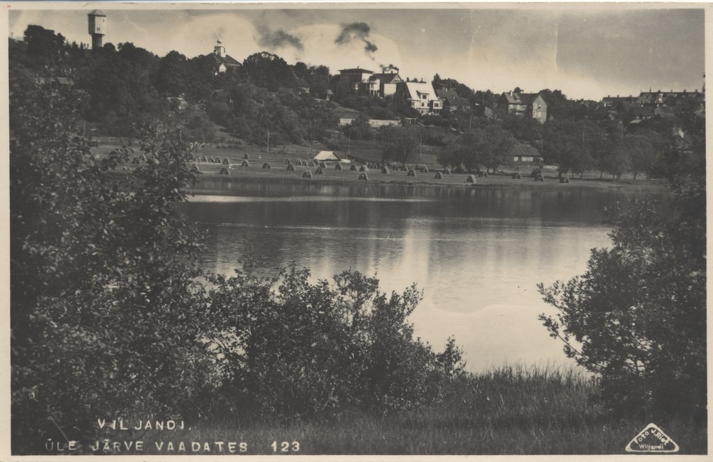 Viewing Viljandi over the lake