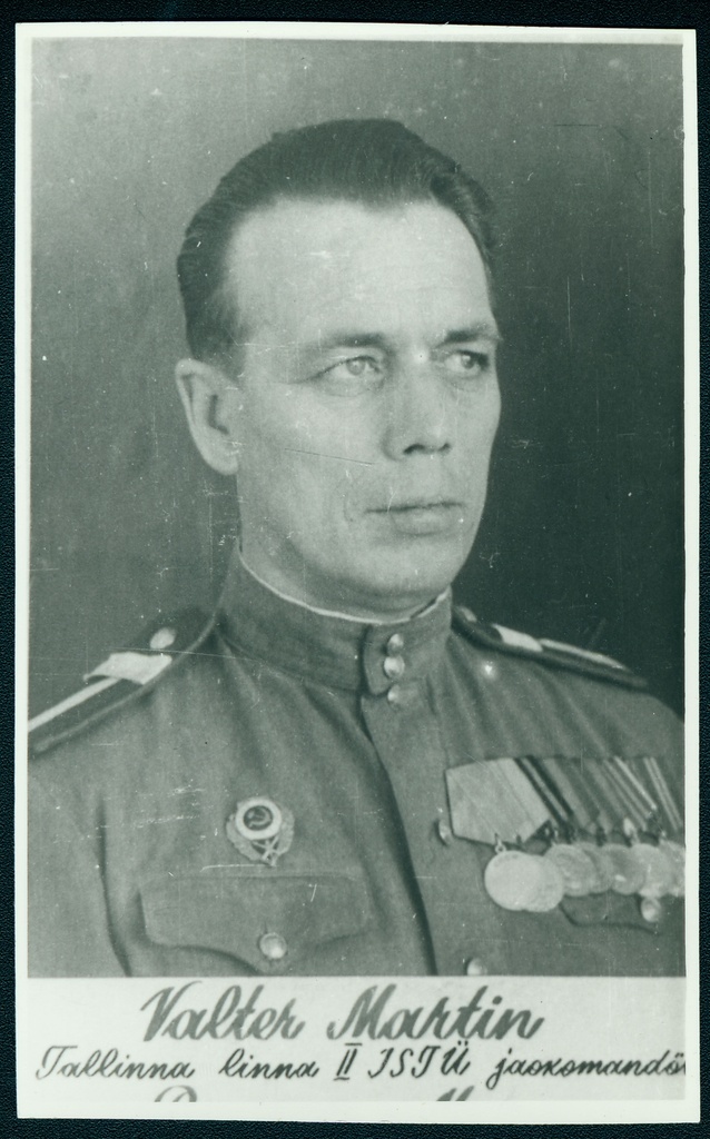 Portree: Valter Martin. Tallinna II ISTÜ jaokomandör, 1960