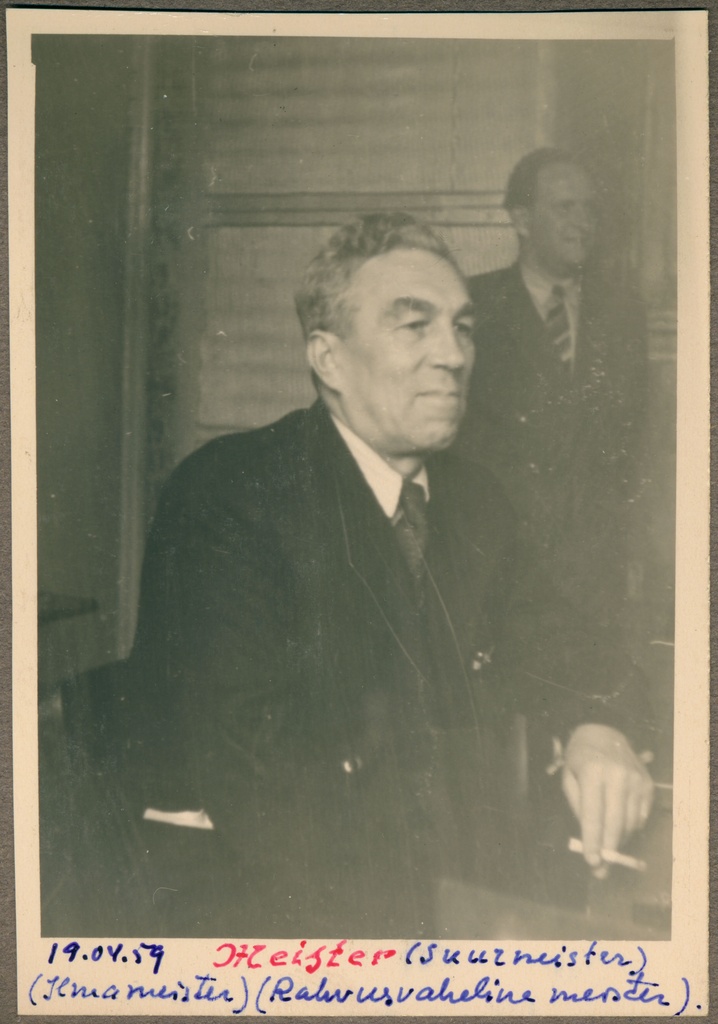 Portreefoto: August Napits, 1959.a.