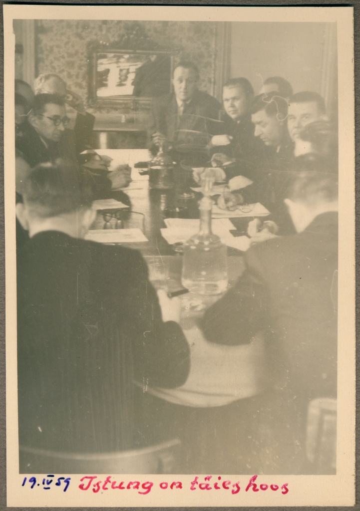 Korstnapühkijate Kvalifikatsioonikomisjoni istung, 1959.a.
