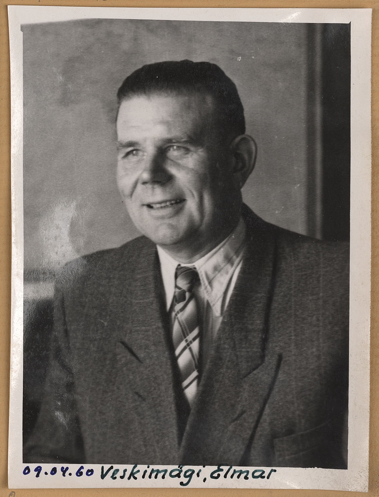 Portreefoto: meisterkorstnapühkija Elmar Veskimägi.