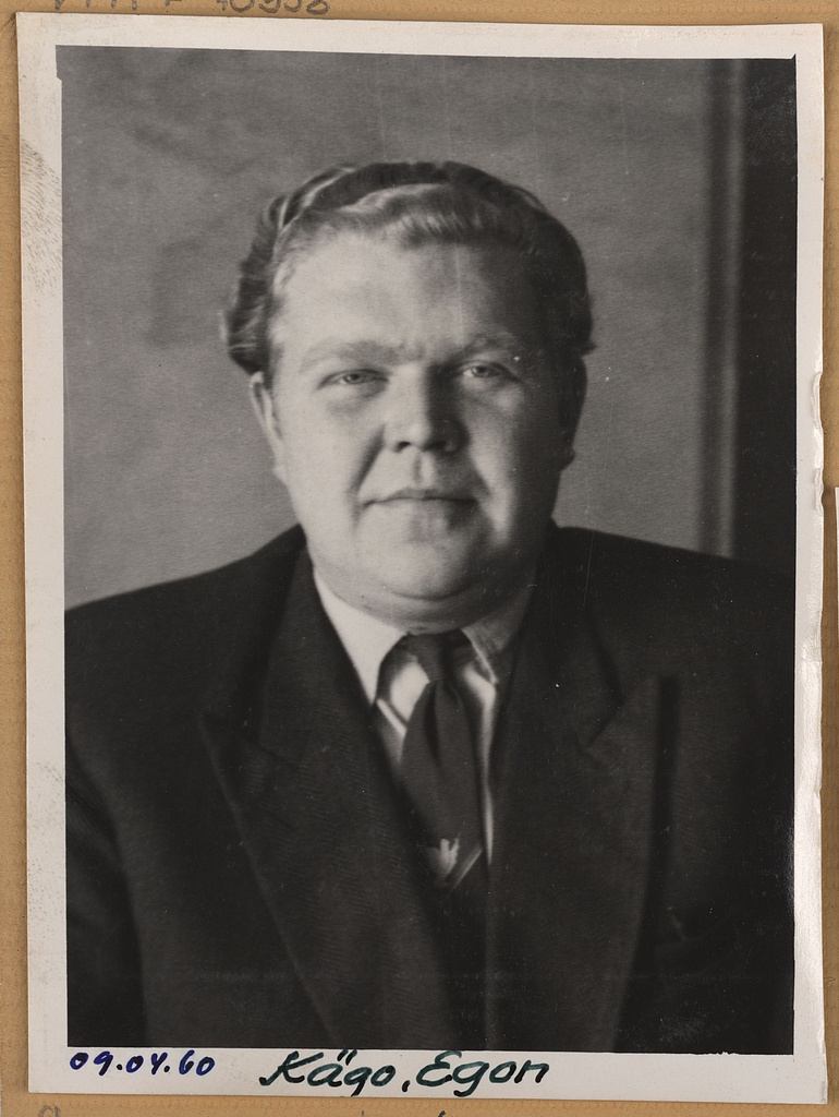 Portreefoto: meisterkorstnapühkija Egon Kägo.