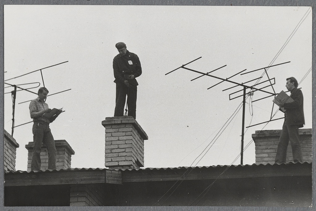 V.Kiisk I korstnapühkijate kutsemeisterlikkuse võistlusel, 1981.a.
