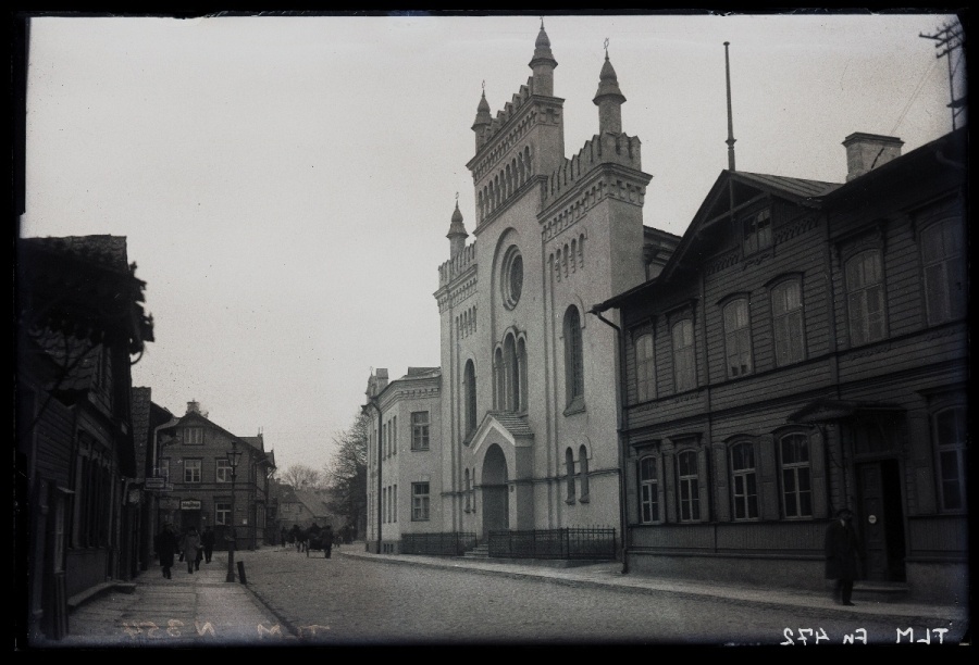 Tallinn, synagogue façade.