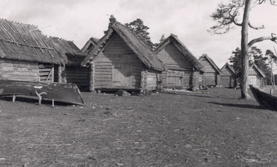 Kiirassaare võrkmajad läänepoolt, Kihelkonna  duplicate photo