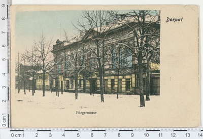 City Citizens' Society (Burgermus) Uueturu Street, Tartu  duplicate photo