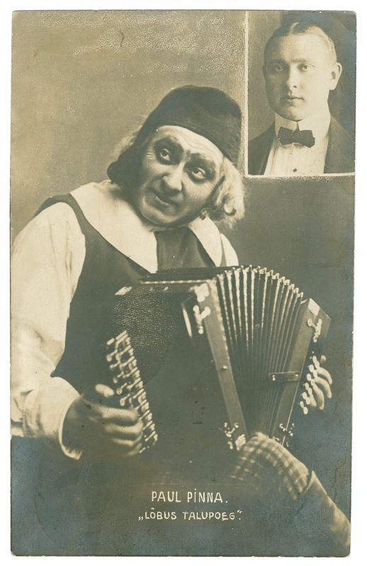 Foto. Paul Pinna. Lõbusas talupojas.  1911.