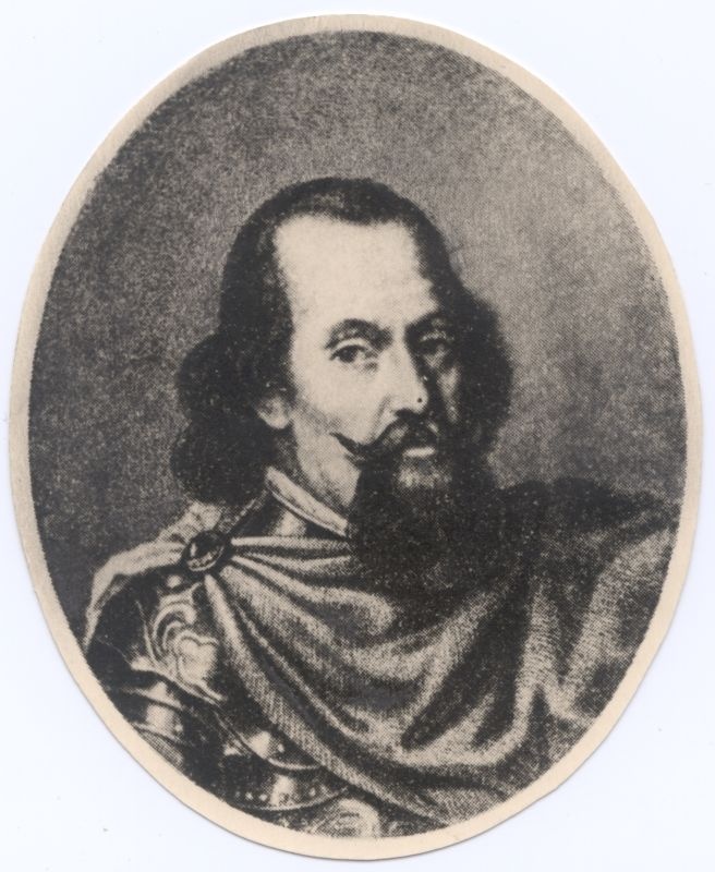 Foto. Jakob De la Gardie, krahv. Haapsalu krahvkonna omanik 1625 - 52. Rinnaportree ovaalis.