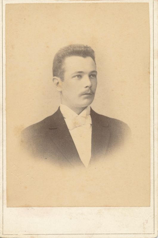 Foto. Aleksander Kree, portreefoto. Ateljee P. Lanz.