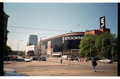Stockmann's storehouse in Tallinn at the corner of Tartu highway and Liivalaia Street  similar photo