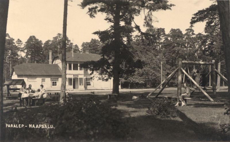 Foto. Restoran ja kiigeplats Paralepas. 1935.