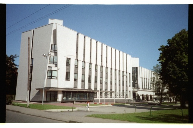 New building of the Estonian Academy of Music in Tallinn on the Rävala puiestee