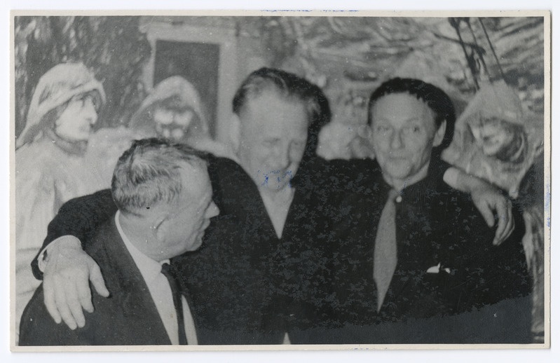 Kunstnikud Richard Sagrits, Priidu Aavik, Lepo Mikko
