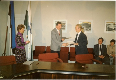 foto, Järvamaa Kultuurifondi asutamine 1993.a.  similar photo