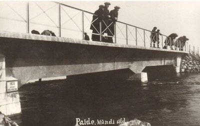 fotokoopia, Mündi sild Paide lähistel  1930-ndatel a.  duplicate photo