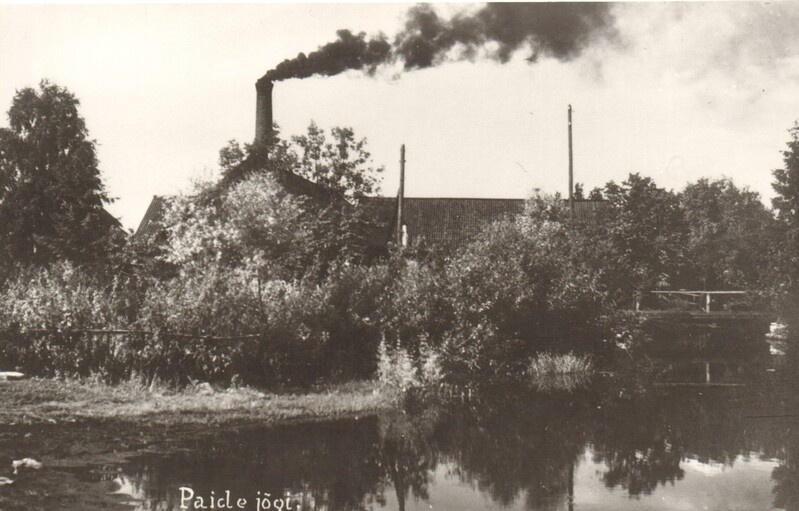 fotokoopia, jõgi Paides Parkali tänava juures 1930-ndatel a.