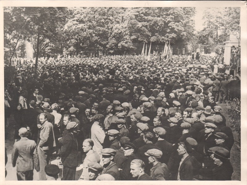 foto, Kadrioru lossi ees 1940