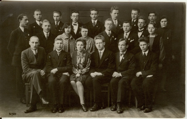 foto Näidendi Gaas tegelased Paide 1929