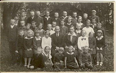 foto, Öötla algkooli klassipilt 1930-ndatel a.