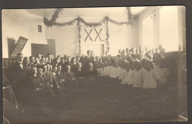 foto, Eesti Vabariigi XX aastapäev Paide Ühisgümnaasiumis 1938