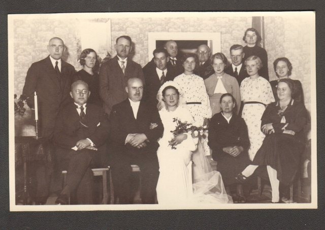 foto, Otto Suitsu pulmad Paide Rahvamajas 1936