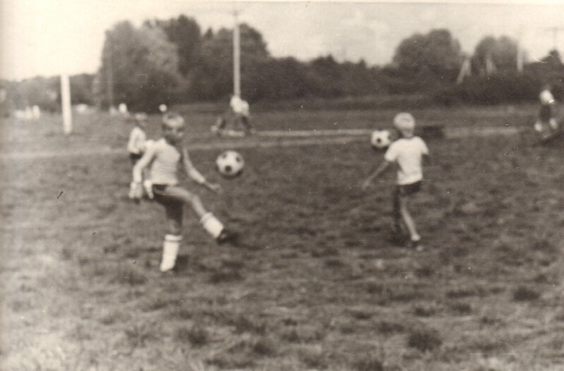 foto, veepidu Paide tehisjärve ääres 1988.a.