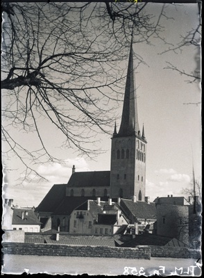 Tallinn, Oleviste kirik, vaade loodest.  duplicate photo