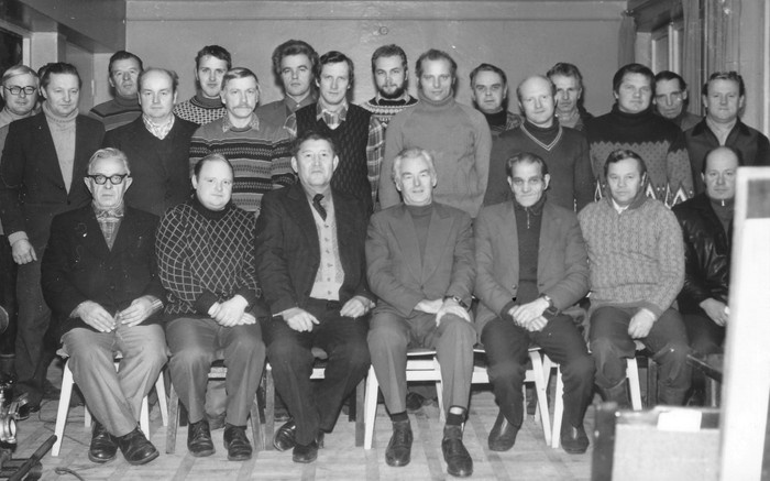 Grupifoto. Hiiumaa Tuletõrjeühingu komandode seminaril osalejad