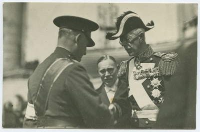 Swedish King Gustav V.  duplicate photo