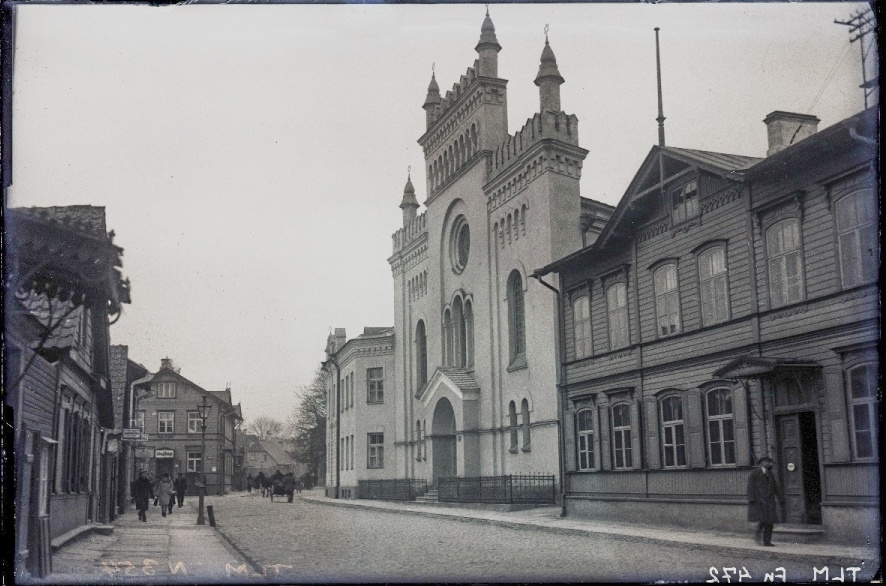 Tallinn, sünagoogi fassaad.