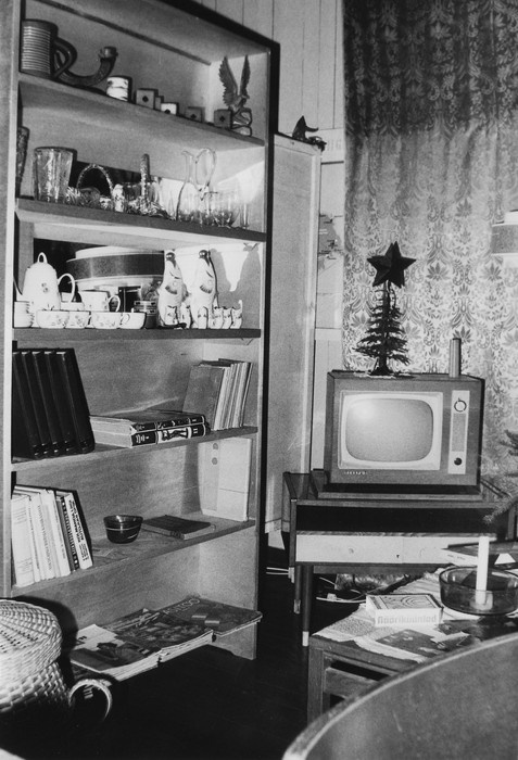 HKM-i jõulunäitus 1995.a. Kassaris. 1973.a. interjöör