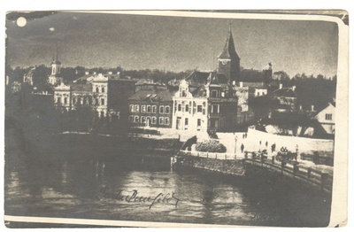 Tartu wooden bridge.  similar photo