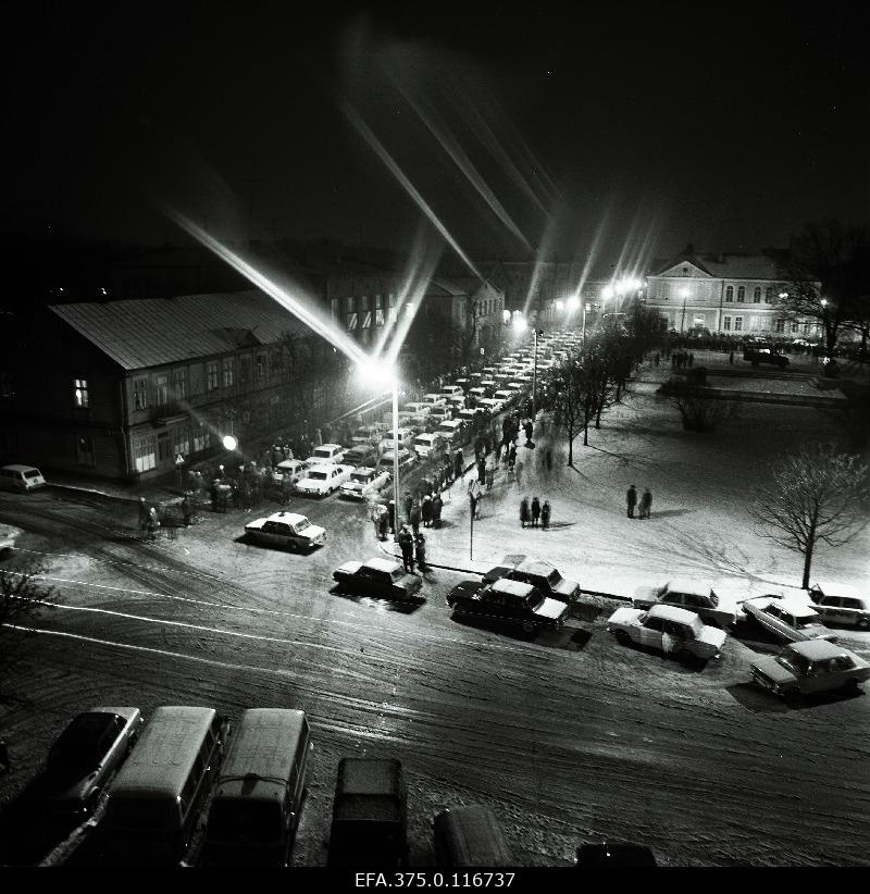 Eesti NSV taliralli karikavõistluste avamine Pärnus.