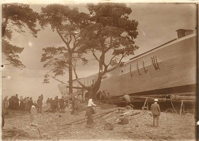 Ship's watering  duplicate photo