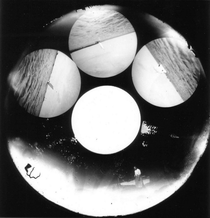 Klaasnegatiiv. Fotod ringides: purjekad merel