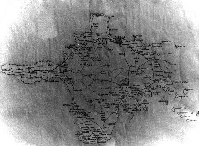 Fotokoopia Hiiumaa kaardist